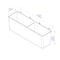 Medium White Pegboard Storage Bin by Simply Tidy&#x2122;